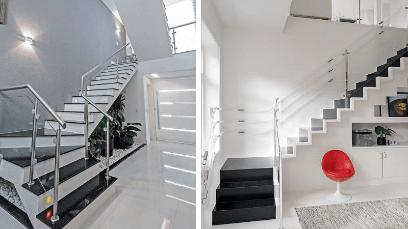Mẫu cầu thang sắt chữ L 5