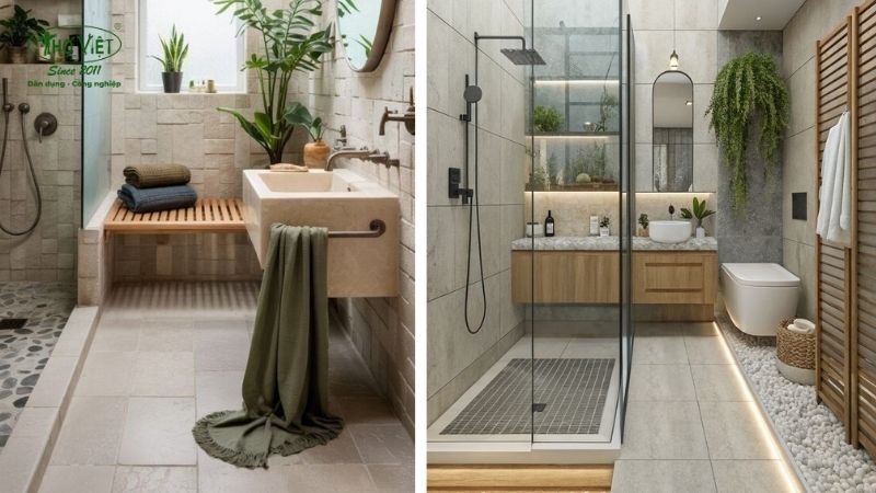 Mẫu gạch theo bộ phối sẵn