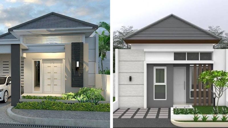 Mẫu mặt tiền nhà cấp 4 300 triệu