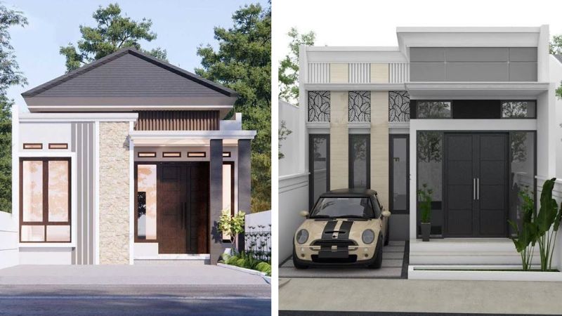 Mẫu mặt tiền nhà cấp 4 400 triệu