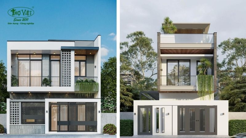 Mẫu nhà 2 tầng giá rẻ dưới 2 tỷ