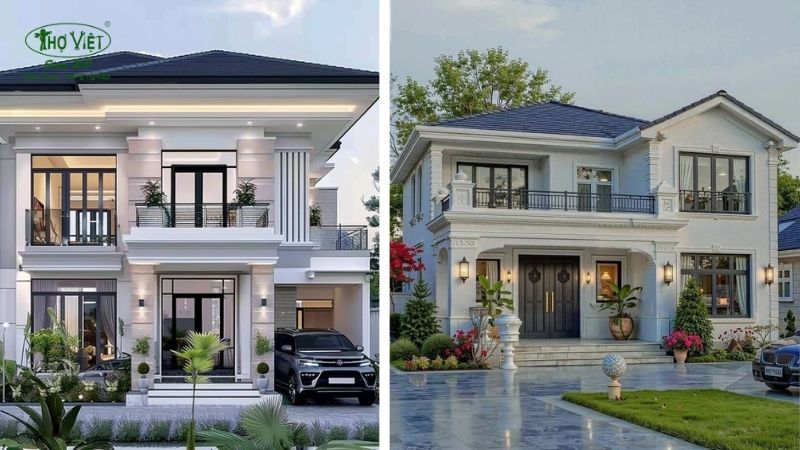 Mẫu nhà 2 tầng mái Nhật 3
