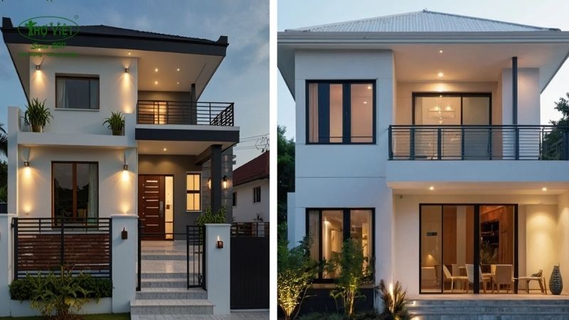 Mẫu nhà 2 tầng mái Nhật 4