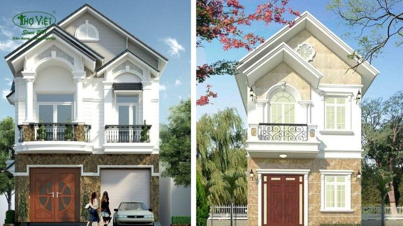 Mẫu nhà 2 tầng mái thái 4