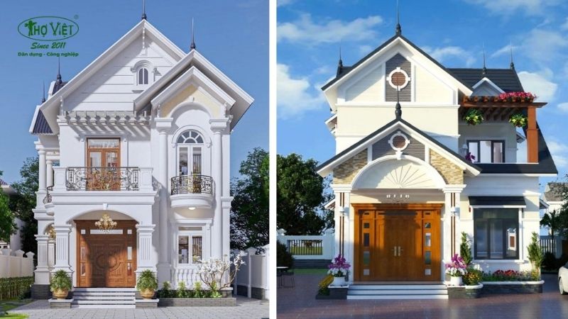 Mẫu nhà 2 tầng mái thái 5