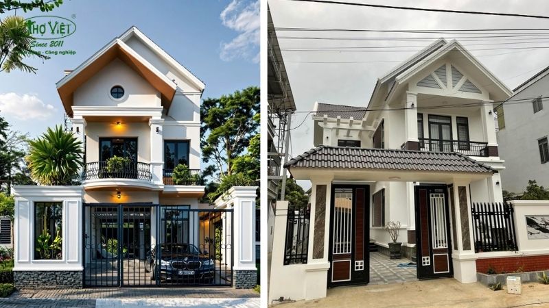 Mẫu nhà 2 tầng mái thái