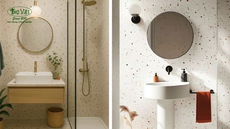 Mẫu nhà vệ sinh gạch Terrazzo 1