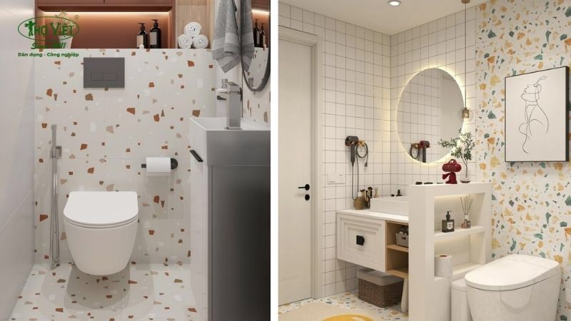 Mẫu nhà vệ sinh gạch Terrazzo 2