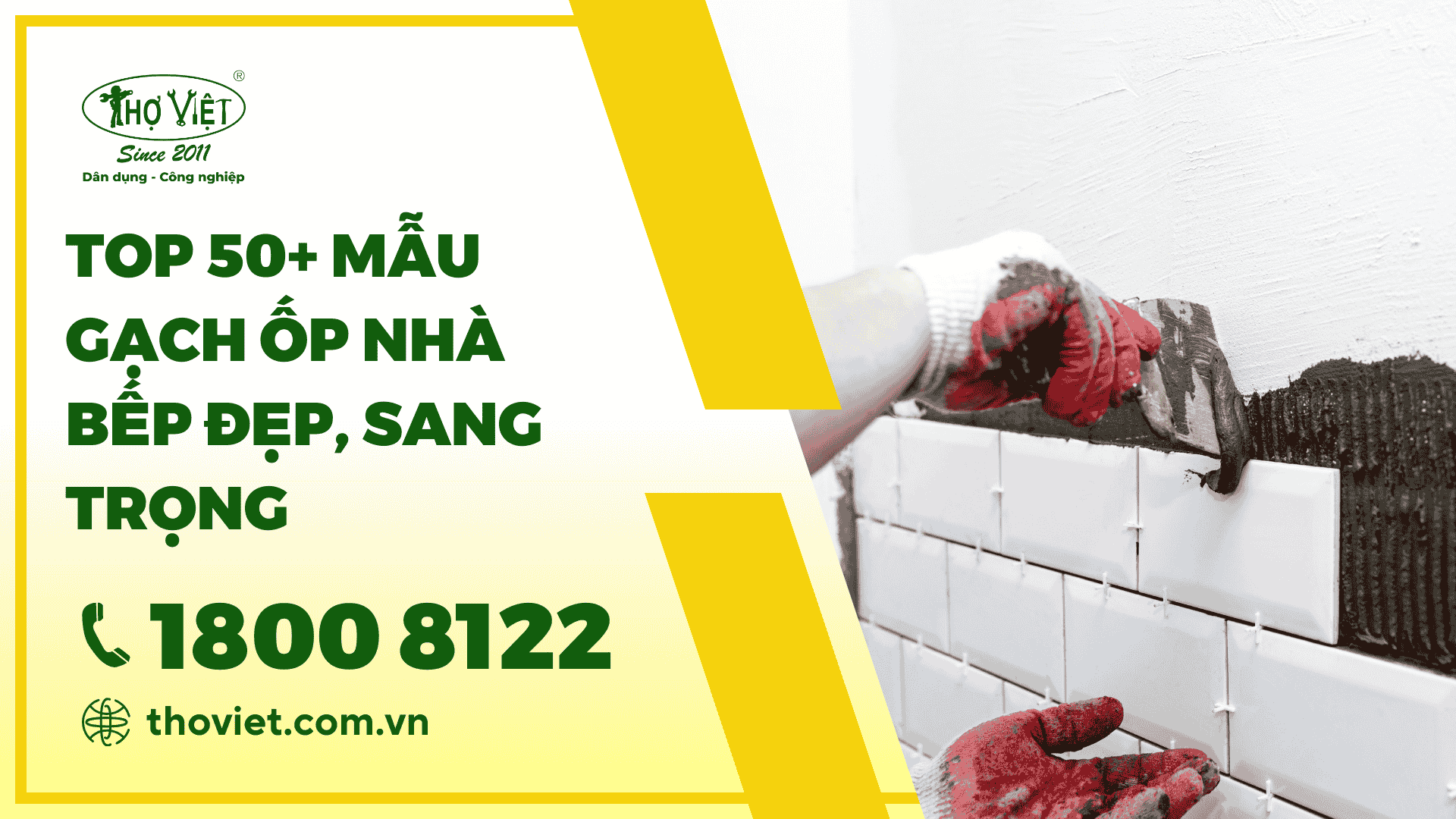 Mẫu Gạch Ốp Nhà Bếp Đẹp