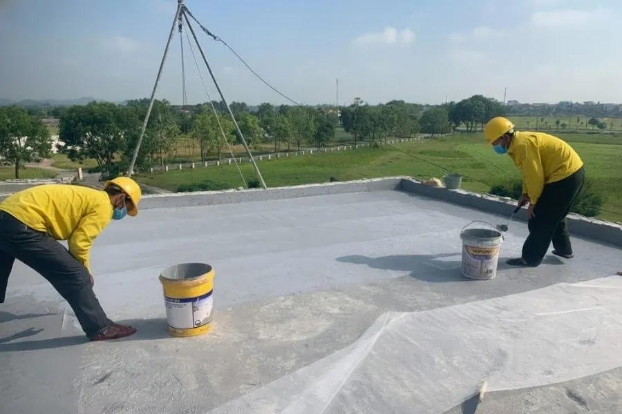 Lưu ý chống thấm khi thi công nhà chữ L 1 tầng