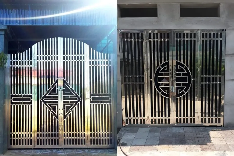 Bí quyết bảo trì và chăm sóc cổng nhà đối với cổng inox