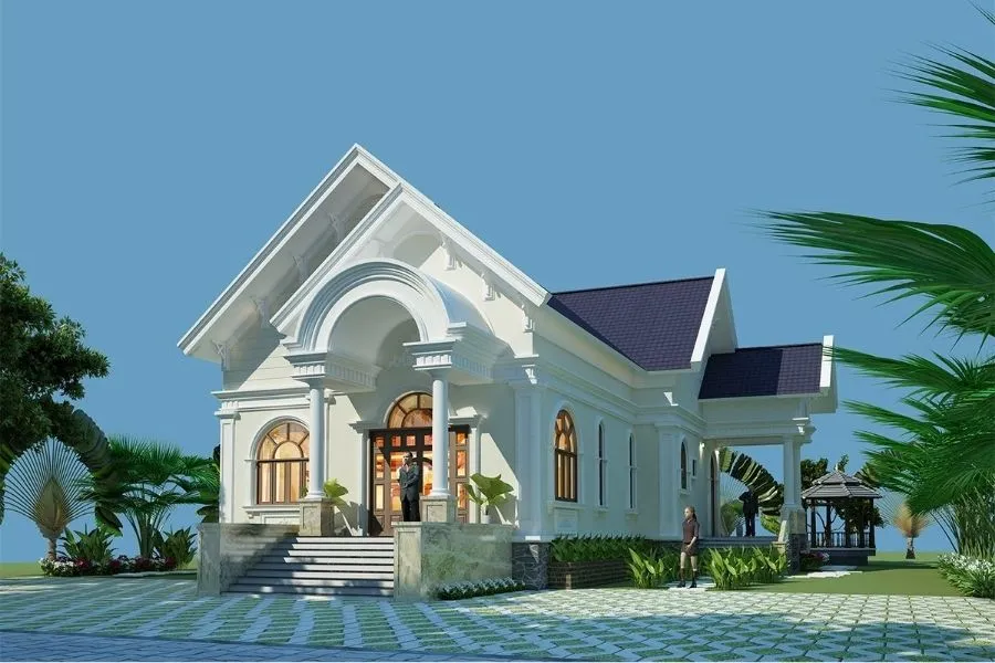 Kinh nghiệm xây mẫu nhà cấp 4 mái Thái 8x12m tiết kiệm chi phí