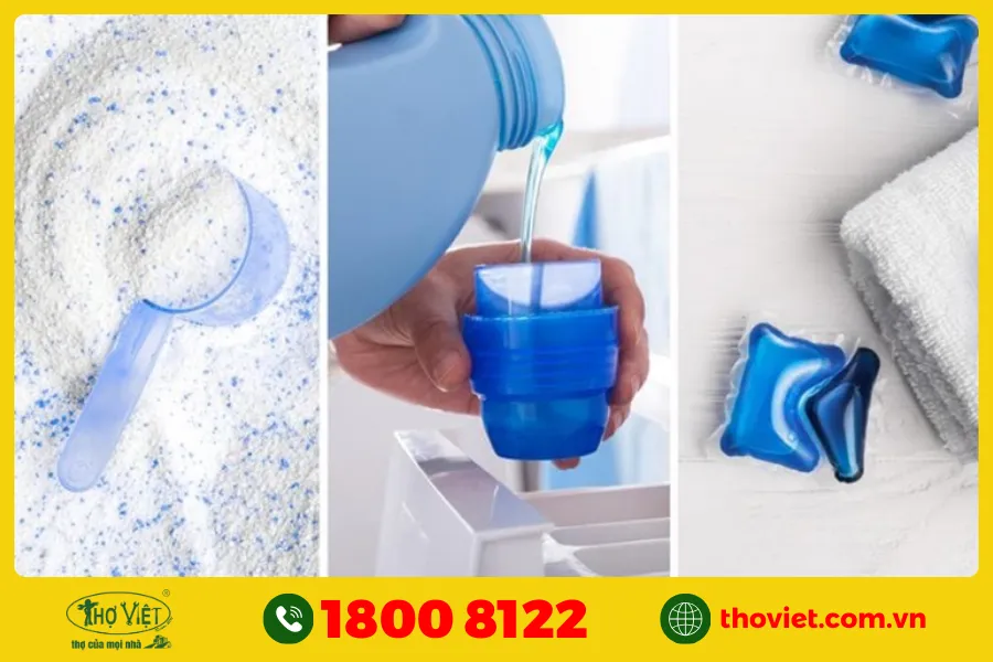 Sử dụng bột giặt kém chất lượng