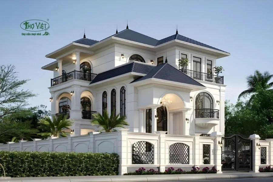 Mẫu biệt thự 3 tầng