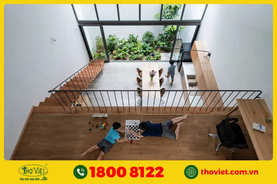 Mẫu cầu thang nhà ống 4m số 7