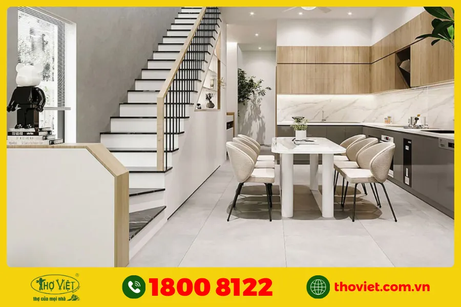 Mẫu cầu thang nhà ống 4m số 13