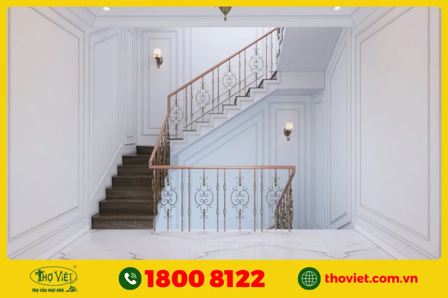 Mẫu cầu thang nhà ống 4m số 16