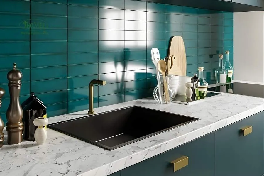 Mẫu gạch ốp tường gạch thẻ