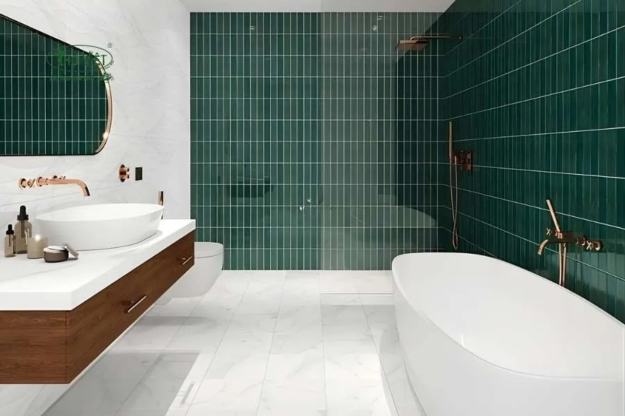 Mẫu gạch ốp tường gạch thẻ