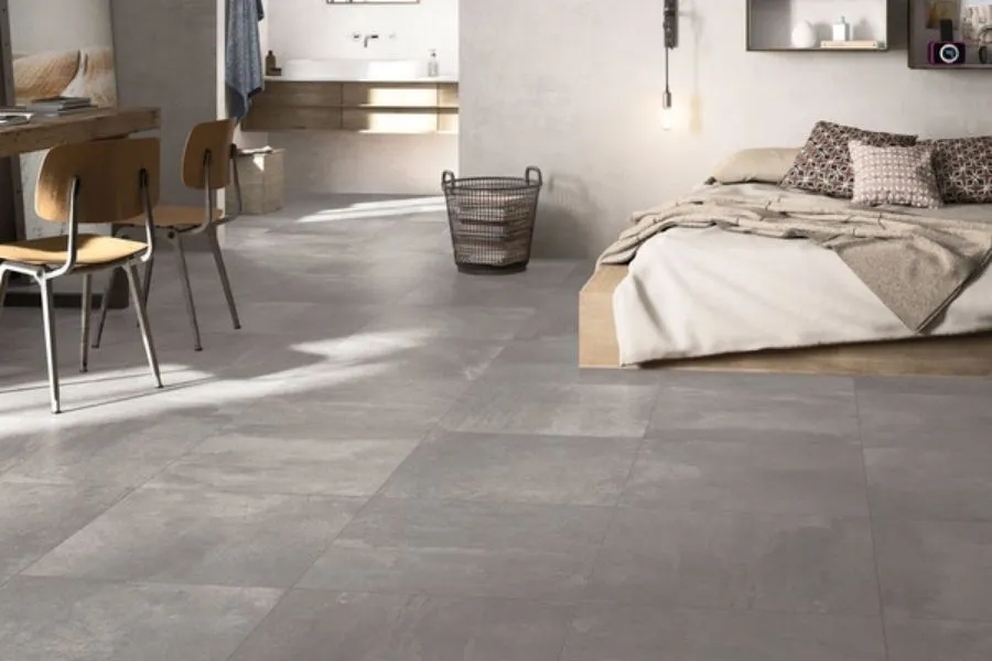 Mẫu gạch vân xi măng nhạt 60x120