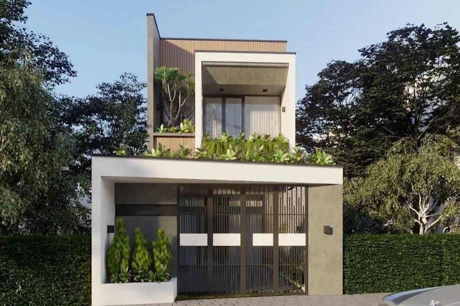 Mẫu nhà 1 trệt 1 lầu 5×15m 700 triệu