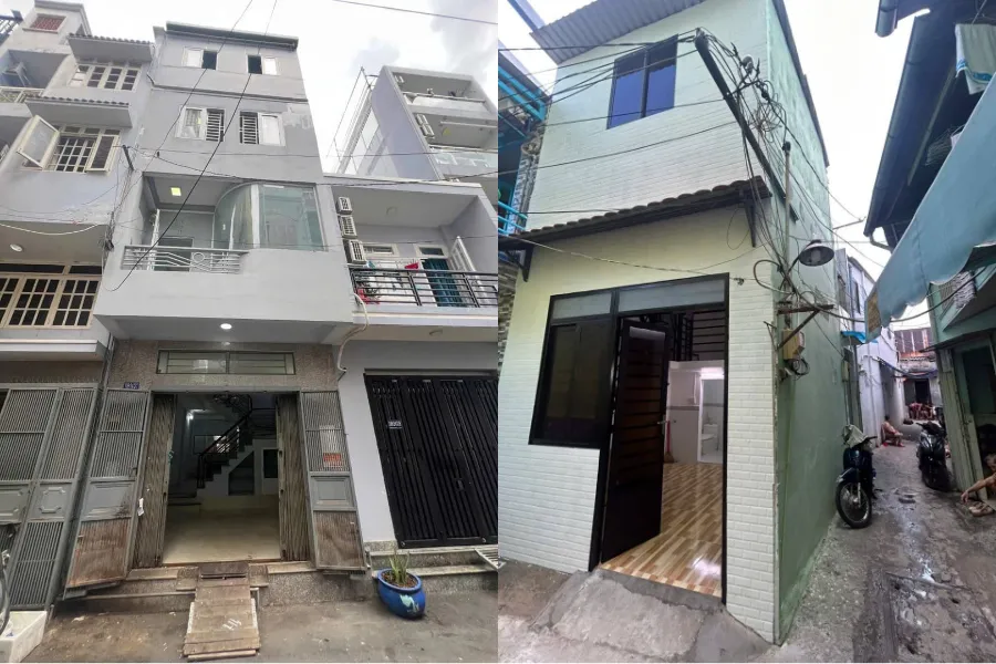 mẫu nhà 2 tầng mặt tiền 4m số 4