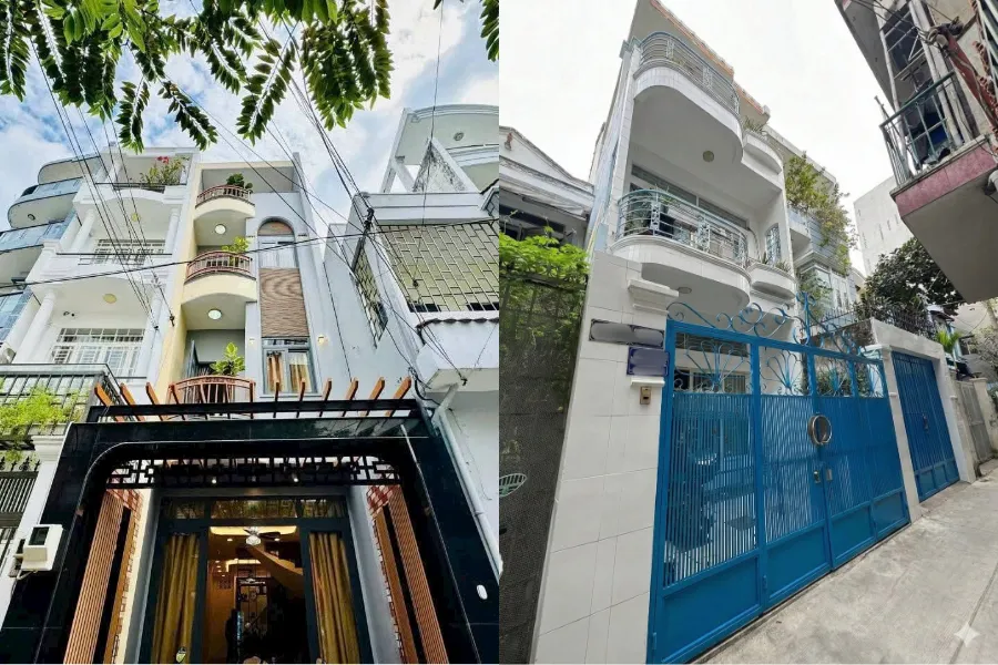 mẫu nhà 2 tầng mặt tiền 4m số 13