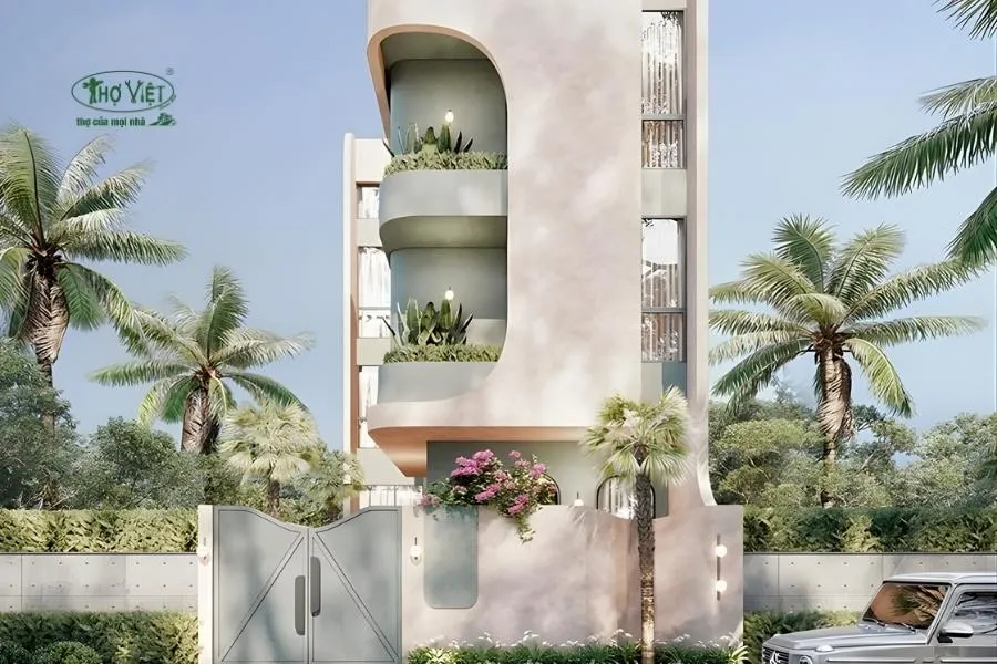 Mẫu nhà 5x20m 3 tầng kiểu Bắc Âu