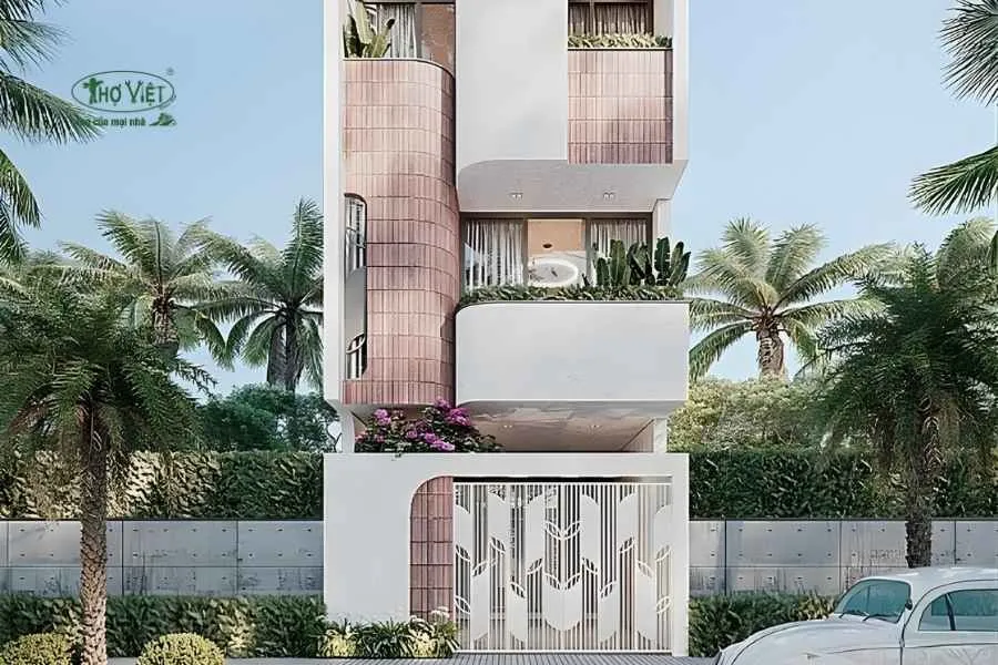 Mẫu nhà 5x20m 3 tầng kiểu Bắc Âu