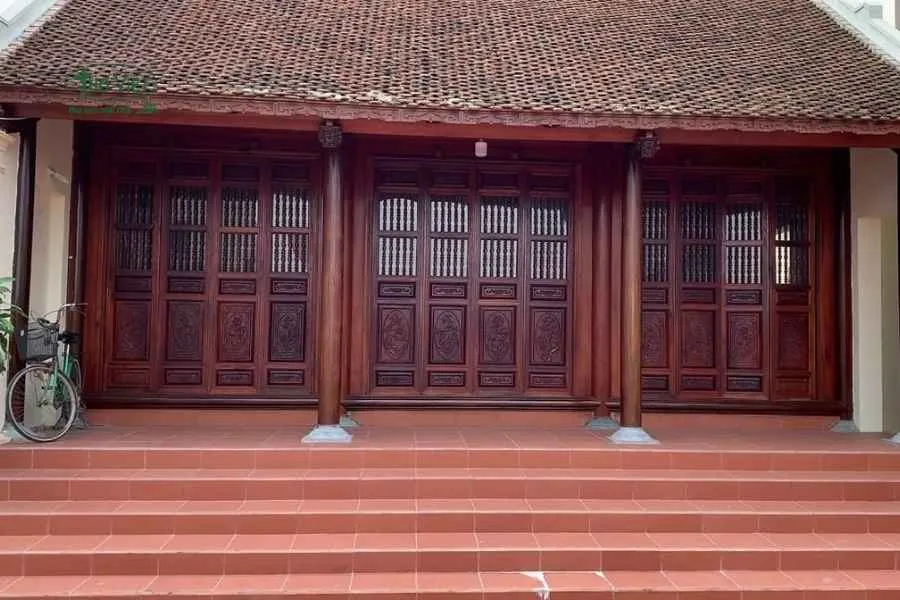Mẫu nhà ba gian mái ngói truyền thống
