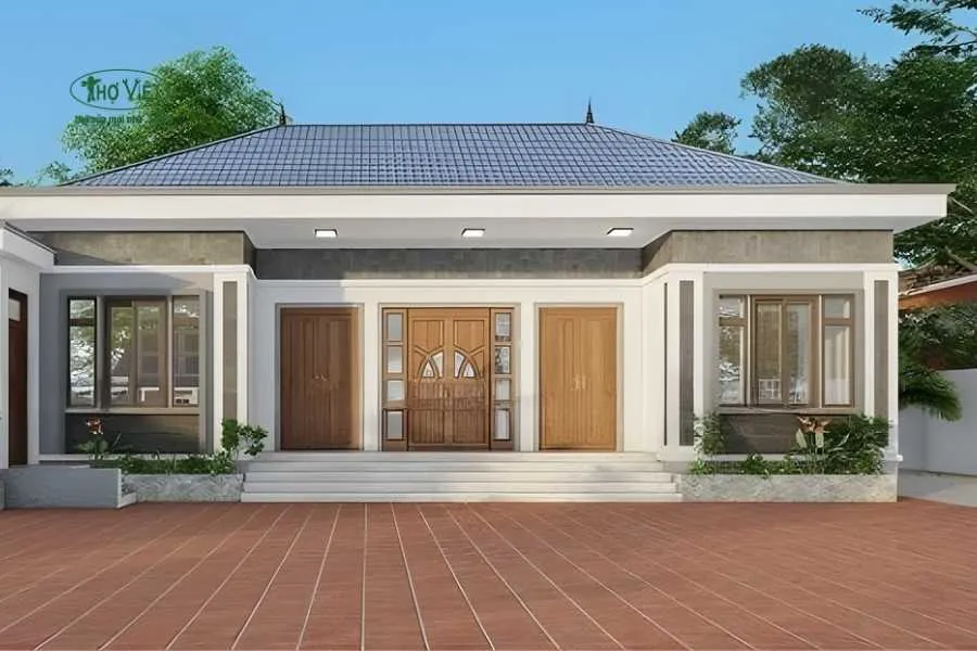 Mẫu nhà ba gian mái Thái