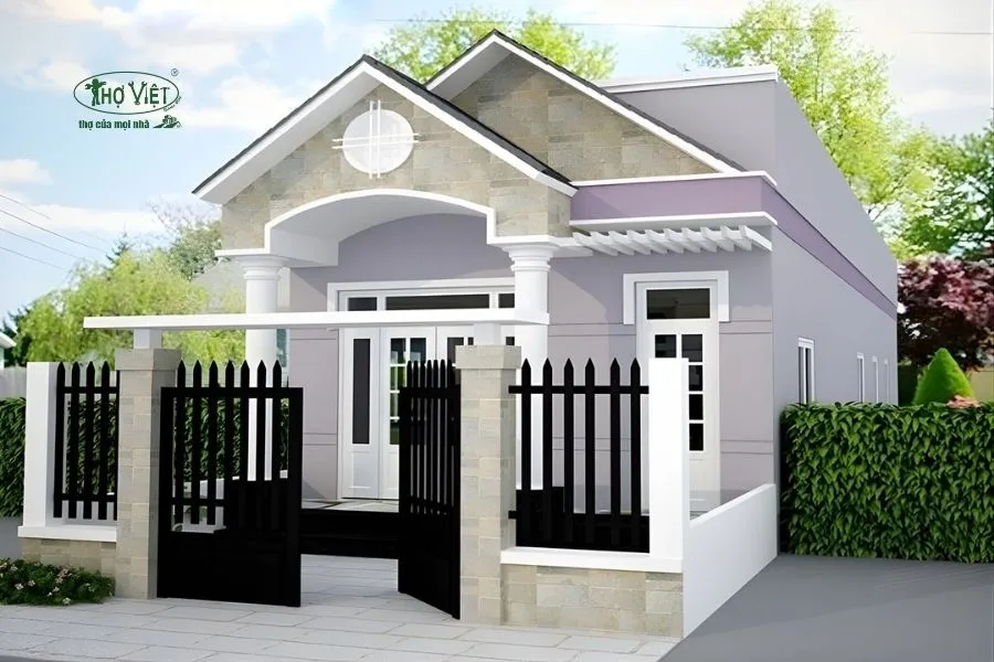 Mẫu nhà cấp 4 45m2 giá 100 triệu