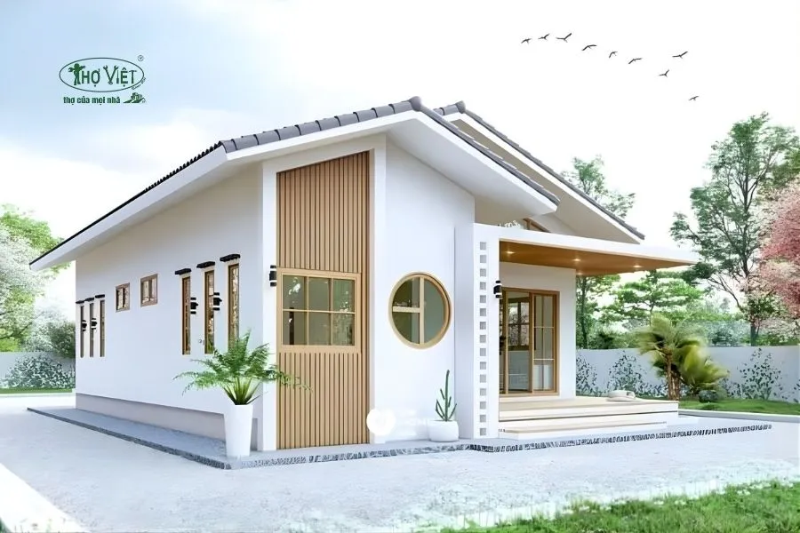 Mẫu nhà cấp 4 45m2 giá 100 triệu
