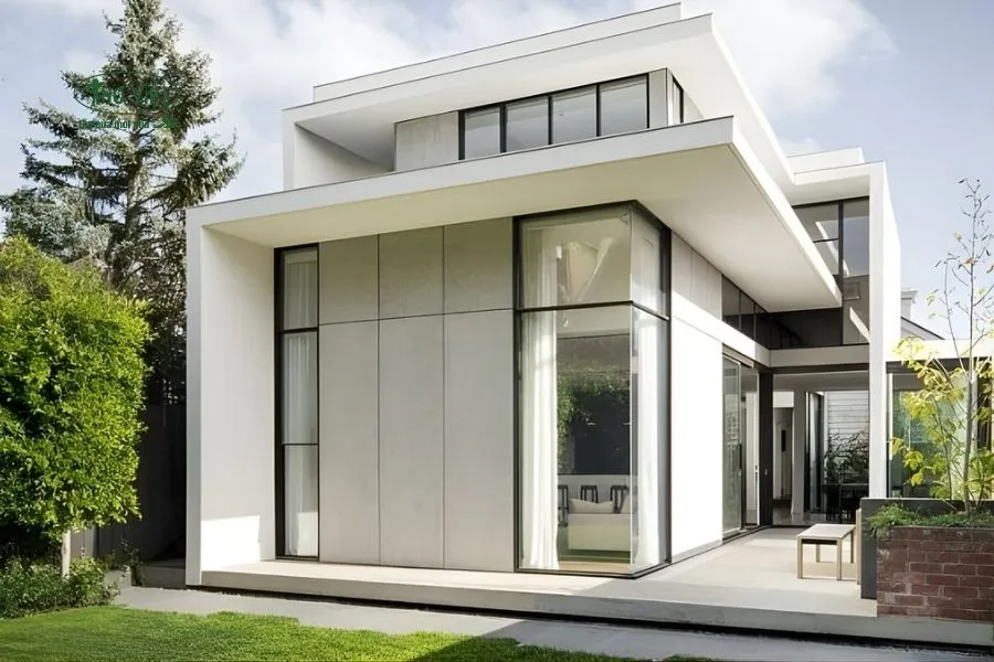 Mẫu nhà cấp 4 5×20 kiểu biệt thự mini