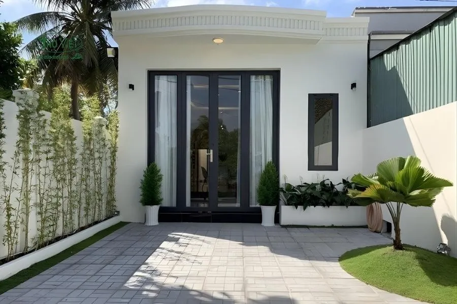 Mẫu nhà cấp 4 5×20 kiểu Pháp