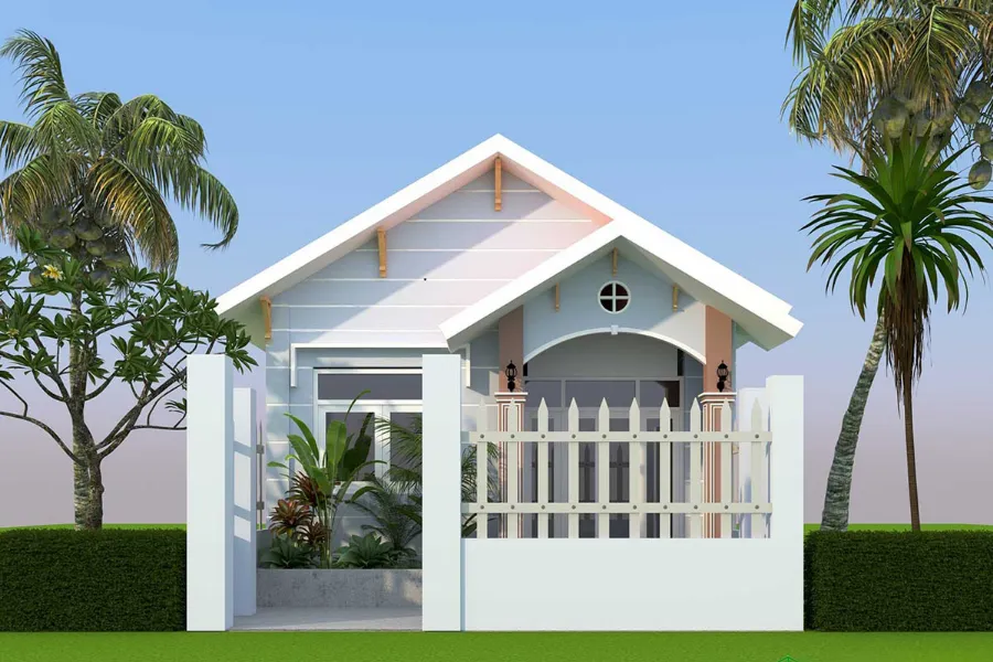 Mẫu nhà cấp 4 đẹp số 17