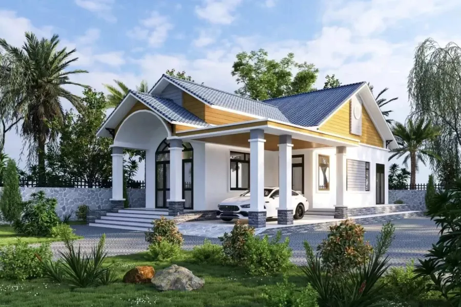 Mẫu nhà cấp 4 đẹp số 1