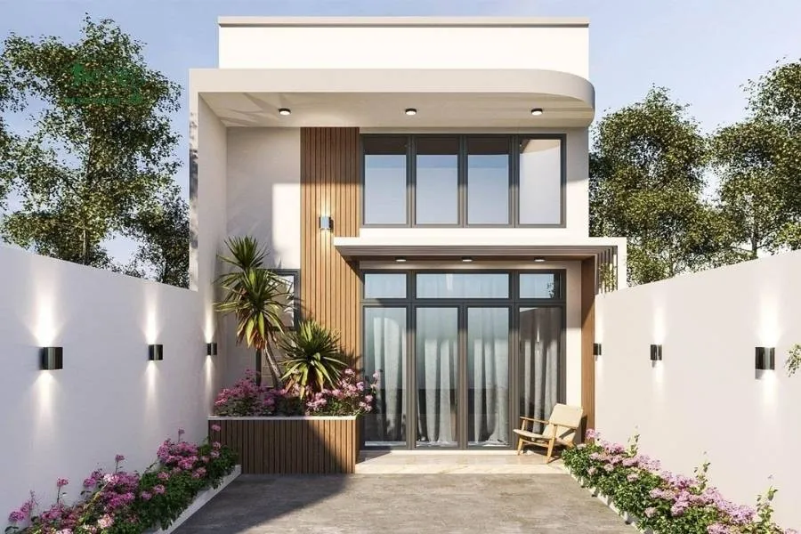 Mẫu nhà cấp 4 gác lửng