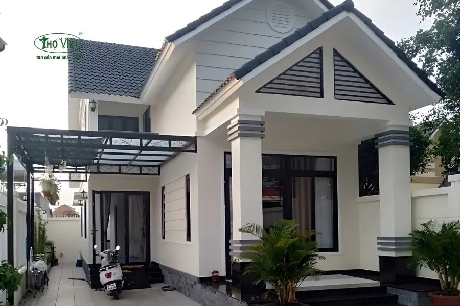 Mẫu nhà cấp 4 giá 100 triệu có gác lửng