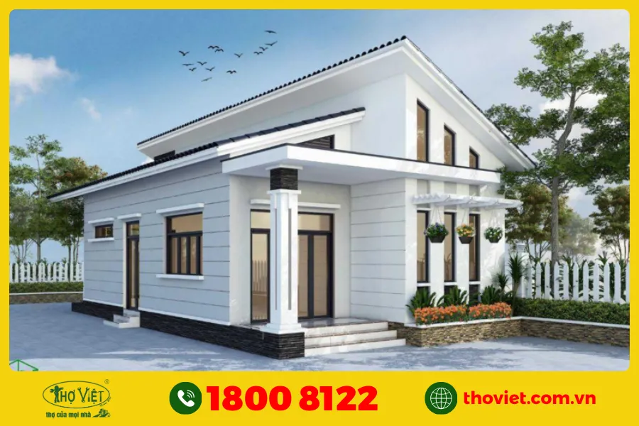 Mẫu nhà cấp 4 giá 500 triệu số 8