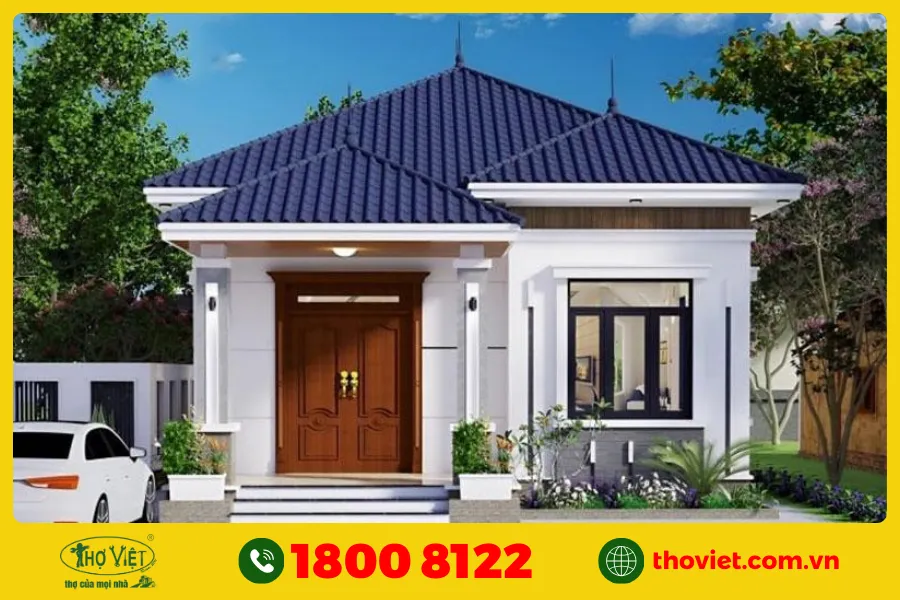 Mẫu nhà cấp 4 giá 500 triệu số 1