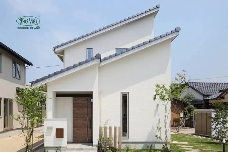 Mẫu nhà cấp 4 mái lệch