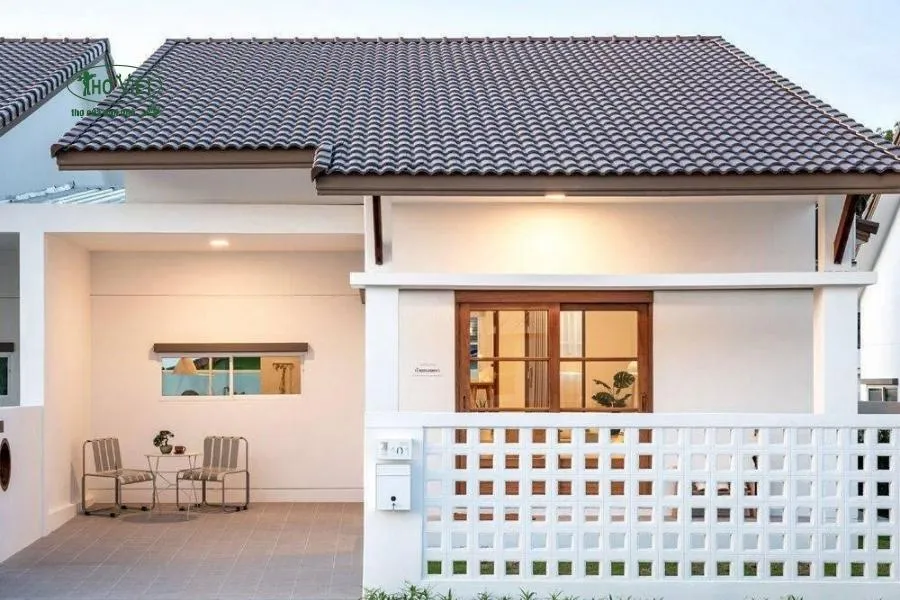 Mẫu nhà cấp 4 mái Thái 100 triệu
