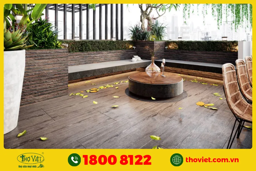 Mẫu nhà có sân thượng đẹp số 2