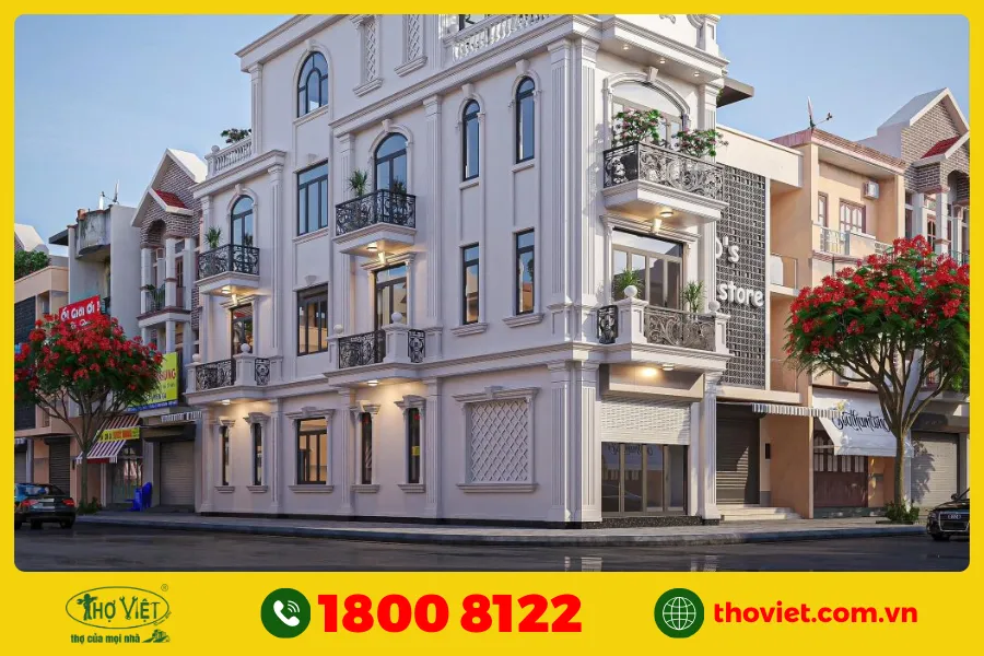 Nhà có tầng hầm nổi số 4