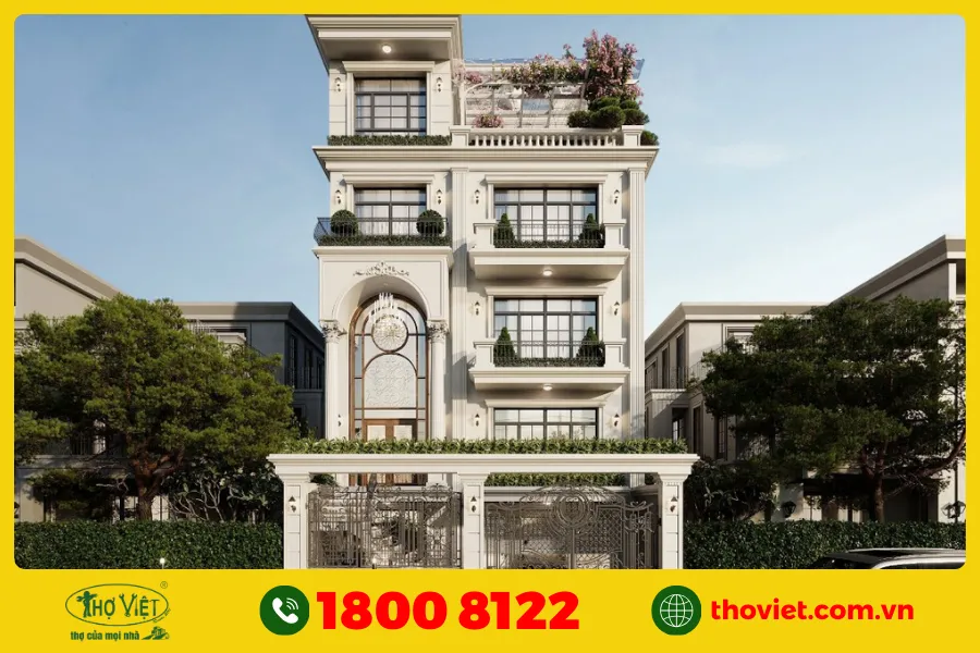 Nhà có tầng hầm nổi số 7