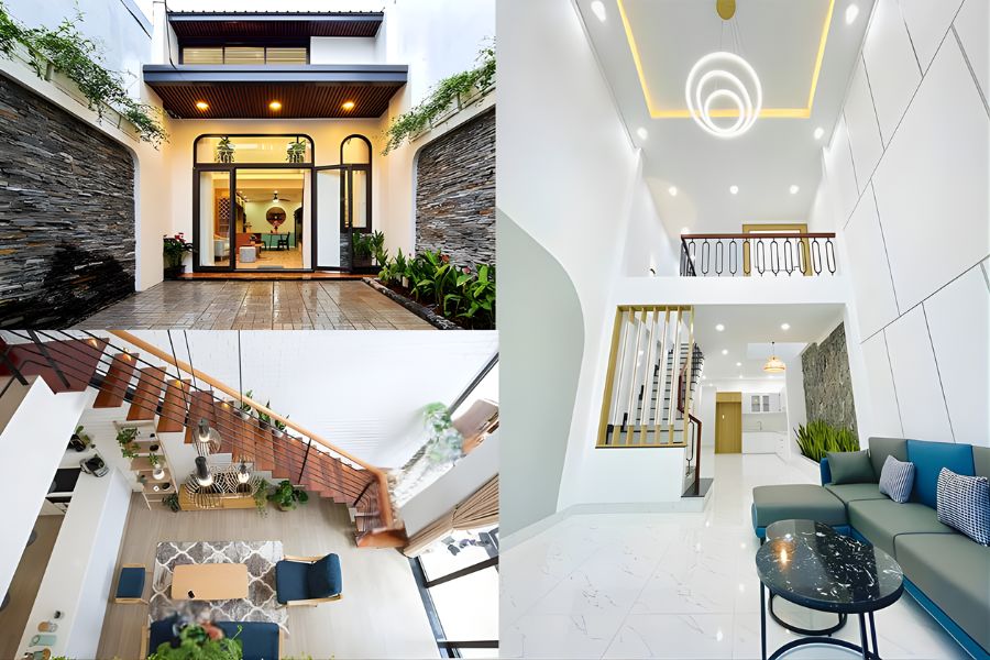 Mẫu nhà gác lửng 400 - 500 triệu