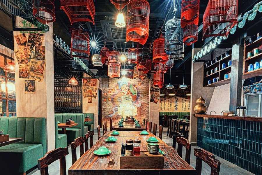 Mẫu nhà hàng kiểu Hongkong