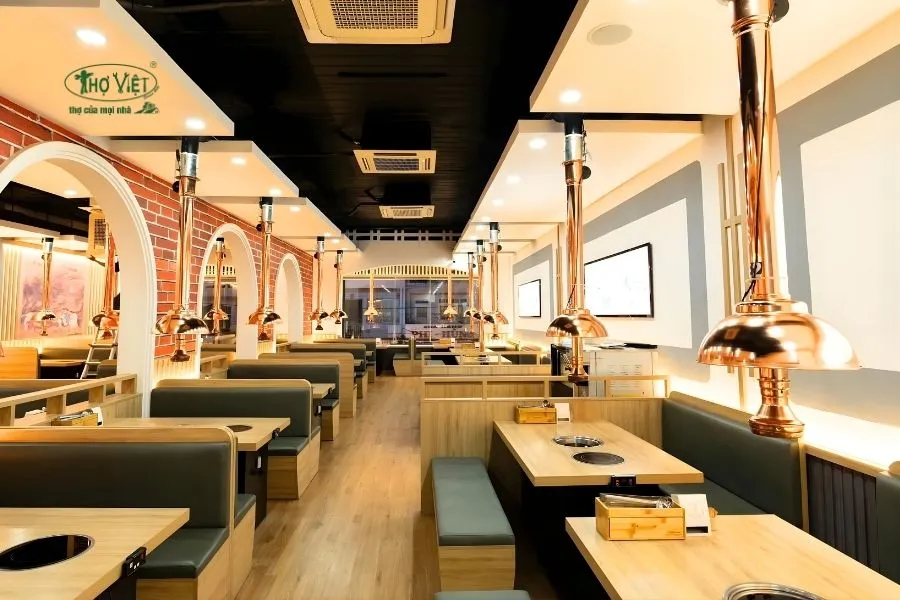 Mẫu nhà hàng lẩu nướng