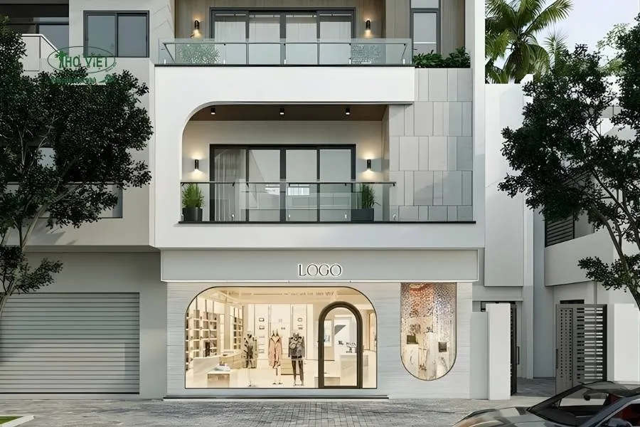 Mẫu nhà kết hợp kinh doanh